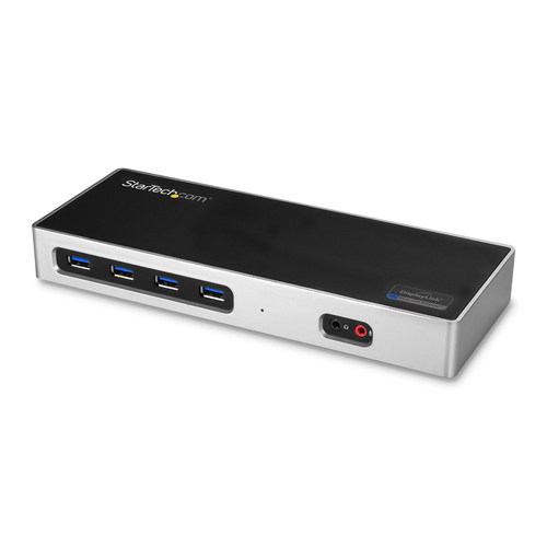 V7 Station d'accueil universelle USB-C avec alimentation, double écran 4K,  port d'affichage HDMI et Displaylink jusqu'à 65 W
